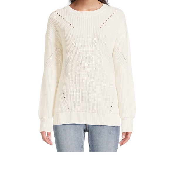 🔥4X$25 Time and Tru Women's Shaker Knit Sweater XXXL - Picture 4 of 13